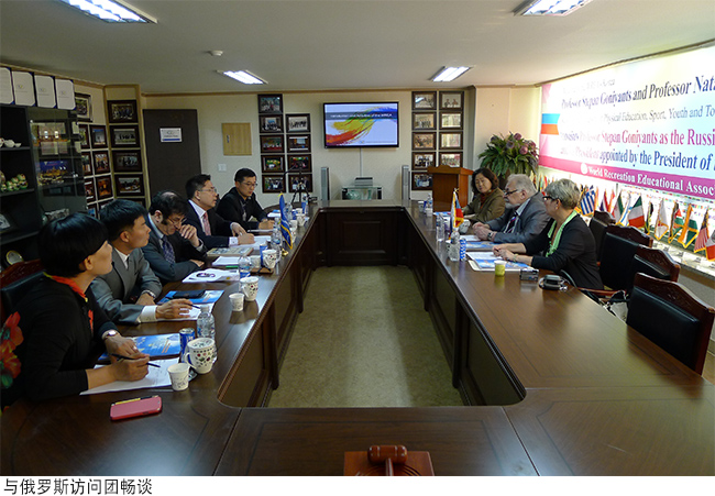 俄罗斯代表团访问WREA，俄罗斯分会会长任命仪式(2014年 4/24 – 4/27)